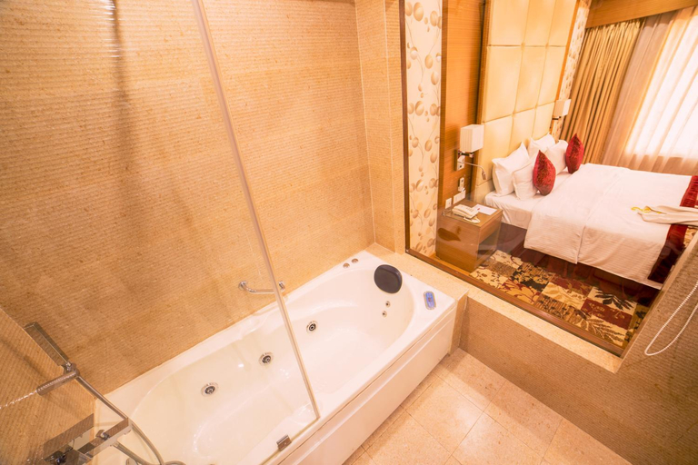 Bathroom 4, Hotel Harrison Palace, Koshi