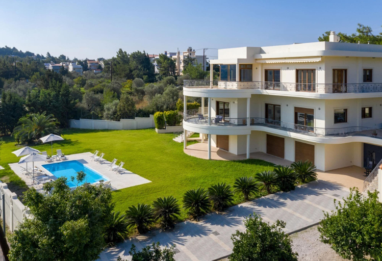Exterior & Views 2, Luxury Villa Amaltheia Rhodes, South Aegean