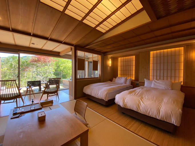 Bedroom 2, Yugawara Onsen Ashikari Ryokan, Yugawara