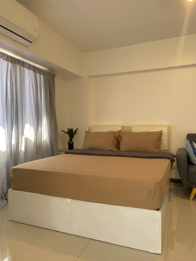 Bedroom, Affordable Travellers Studio Condo near Mactan Airport by A&C, Lapu-Lapu City