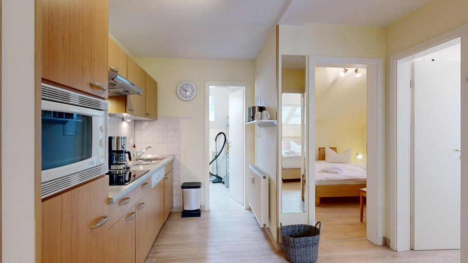 Kitchen 5, strandnahe FeWos mit Balkon, Villa Meernixe, Binz, Vorpommern-Rügen
