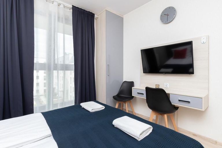 Bedroom, Browar Gdanski Free Parking by Noclegi Renters, Gdańsk City