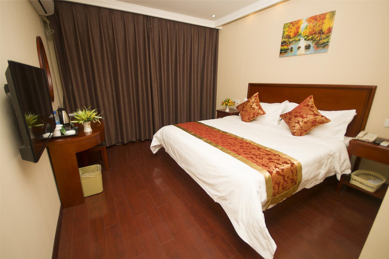 Bedroom 2, GreenTree Inn Laiwu Bus Station Express Hotel, Laiwu