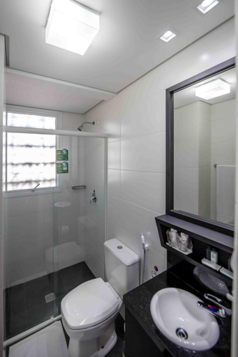 Bathroom 3, San Silvestre Hotel, Passo Fundo
