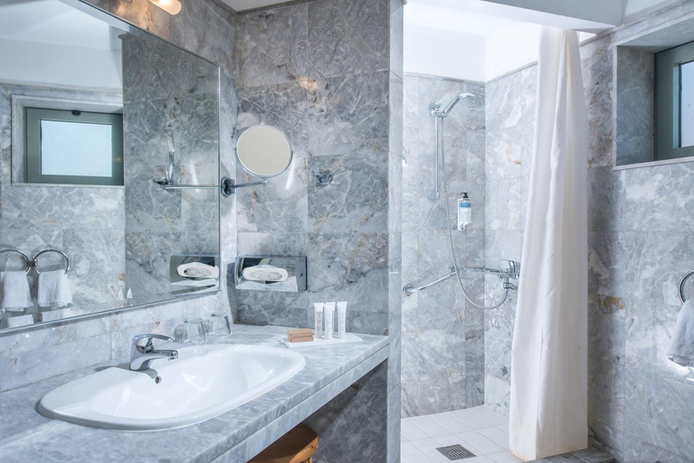 Bathroom 5, Bella Beach Hotel, Crete