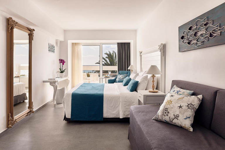 Bedroom 3, Tylissos Beach Hotel - Adults Only, Crete