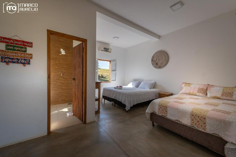 Bedroom 2, Chale Cantinho de Minas, São João Batista do Glória