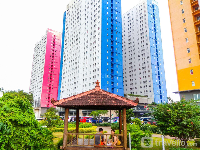 Homey 2BR Green Pramuka Apartment By Travelio, Central Jakarta