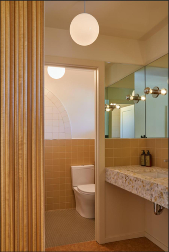 Bathroom, The Capri Hotel, Ventura
