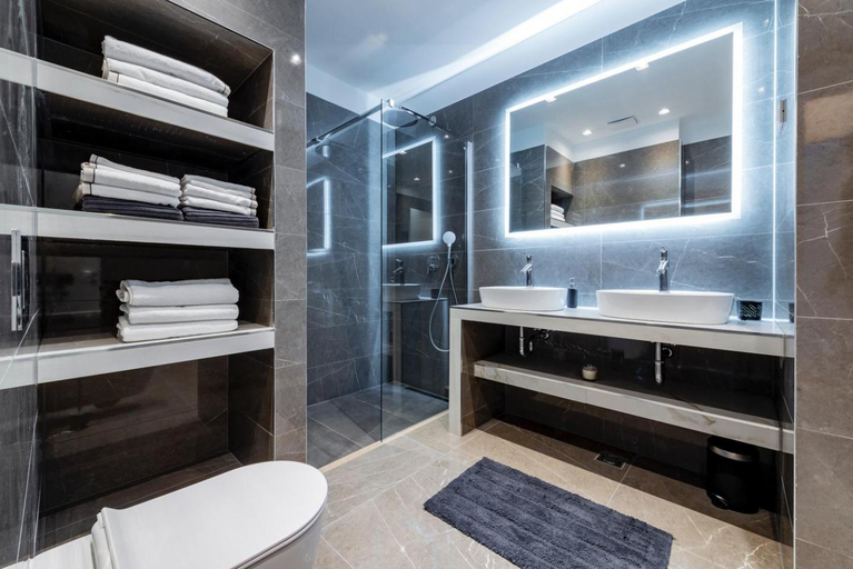 Bathroom 3, Apartments Adriatic Oasis & Marine View, Dubrovnik