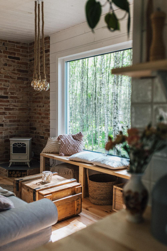 Bedroom 2, Domek w drzewach w Siedlisku Polanka, Mińsk