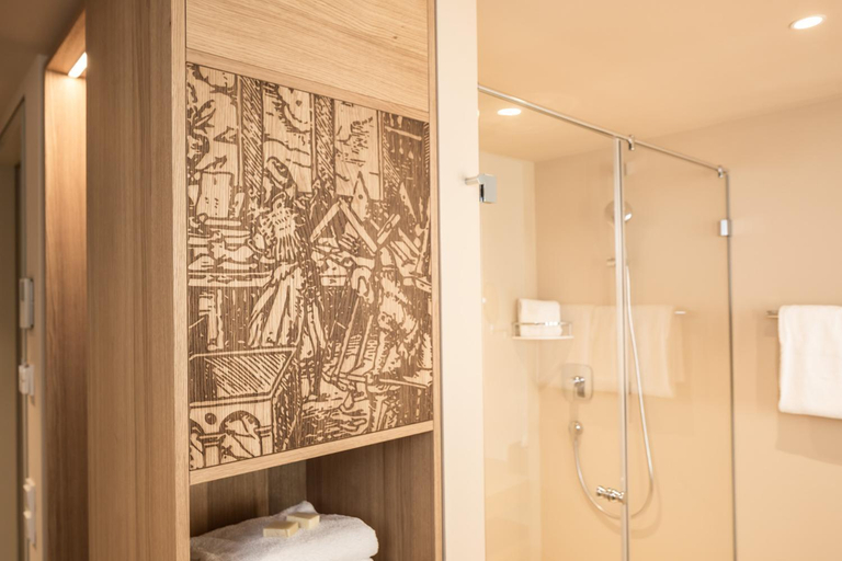 Bathroom 5, Das ACKER Hotel, Neuburg-Schrobenhausen