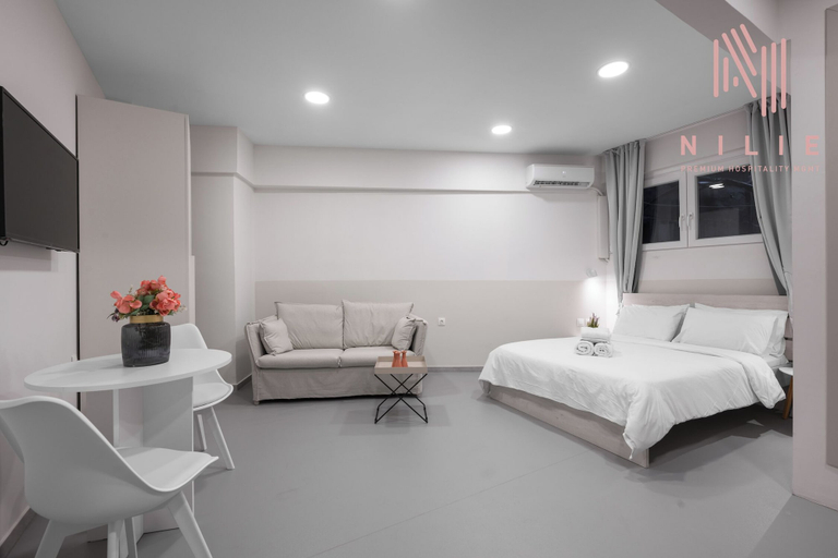 Bedroom 2, V1 Residences, Nilie Hospitality MGMT, Central Macedonia