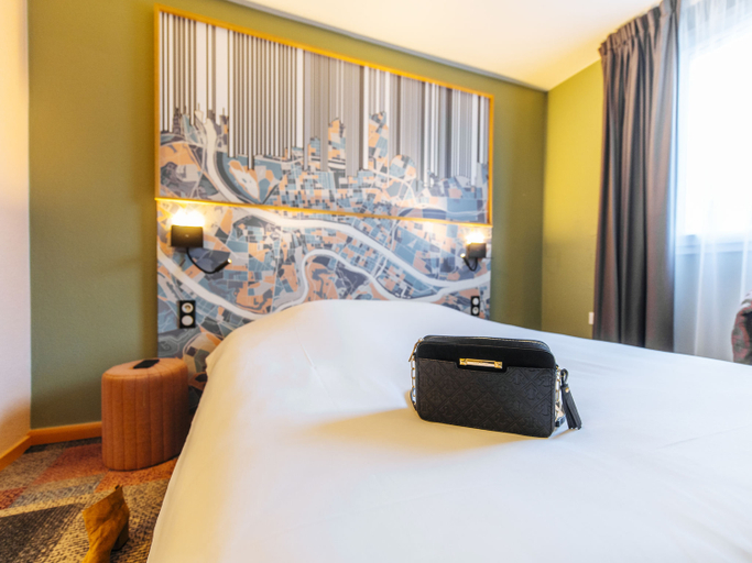 Bedroom 3, Hotel Lyon Croix Rousse Henon, Rhône