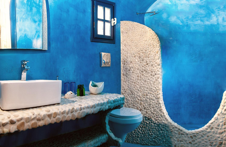 Bathroom 4, Roula Villa Studios & Apartments, South Aegean