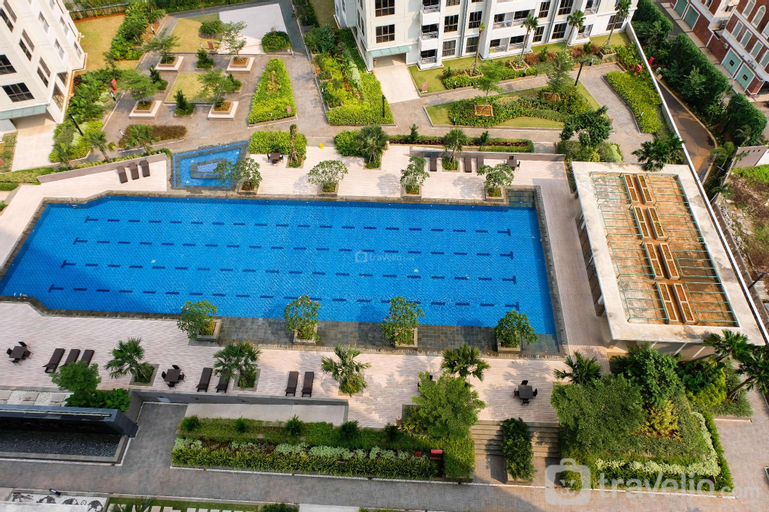 Apt 3BR Pool View at M-Town Residence By Travelio, Tangerang