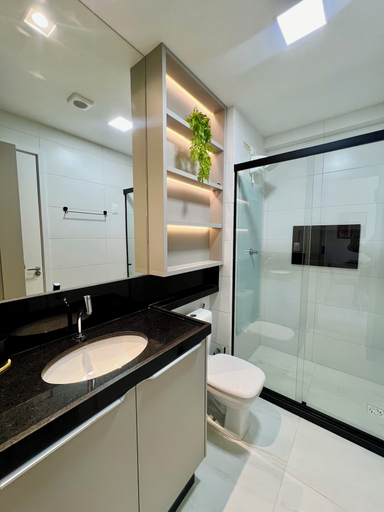 Bathroom, Melhores Flats - Sensacional, João Pessoa