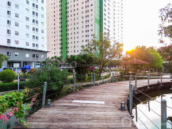 City View 1BR @Green Pramuka Apartment By Travelio, Central Jakarta