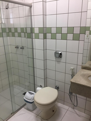 Bathroom, Primavera Palace Hotel, Nova Andradina