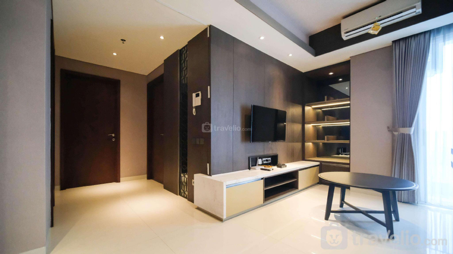 Bedroom 1, Modern 2BR at Grand Sungkono Lagoon By Travelio, Surabaya