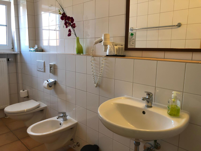Bathroom, Hotel Muhleinsel, Emmendingen