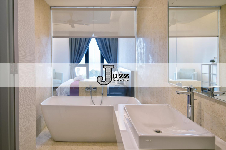 Bathroom, Jazz Service Suite Tanjung Tokong, Penang Island