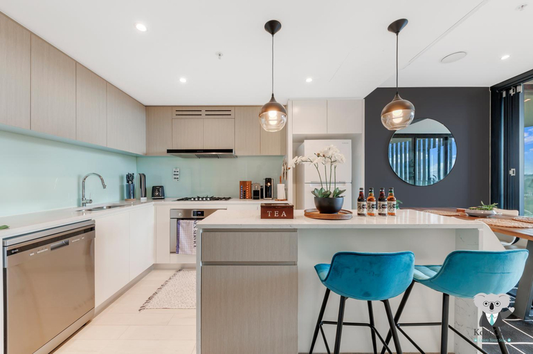 Dining Room, KozyGuru / Wentworth Point /2 Beds + Free Parking, Auburn