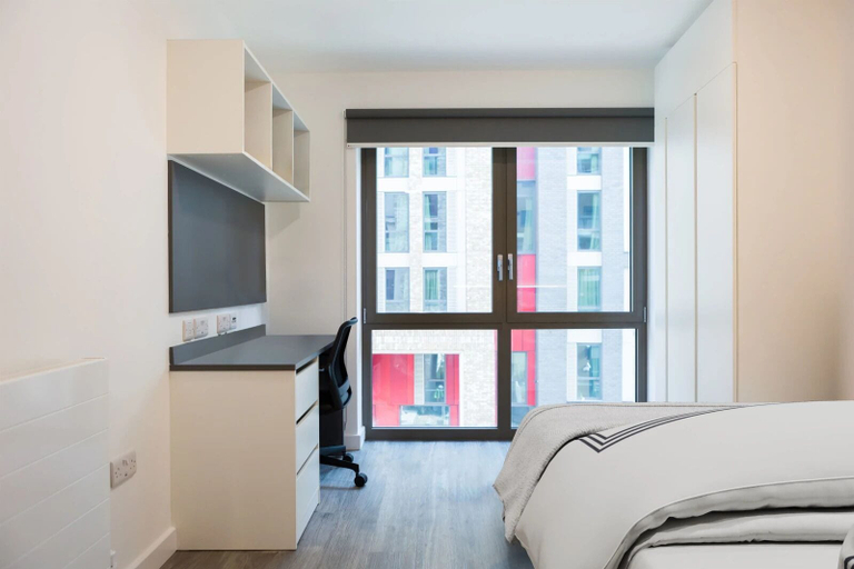 Bedroom 2, For Students Only Chic Studios and Ensuites at Chapter Highbury II in London, London