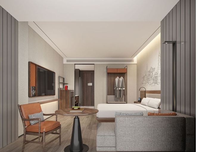 Bedroom 2, UrCove by Hyatt Shantou Zhugang New Town, Shantou