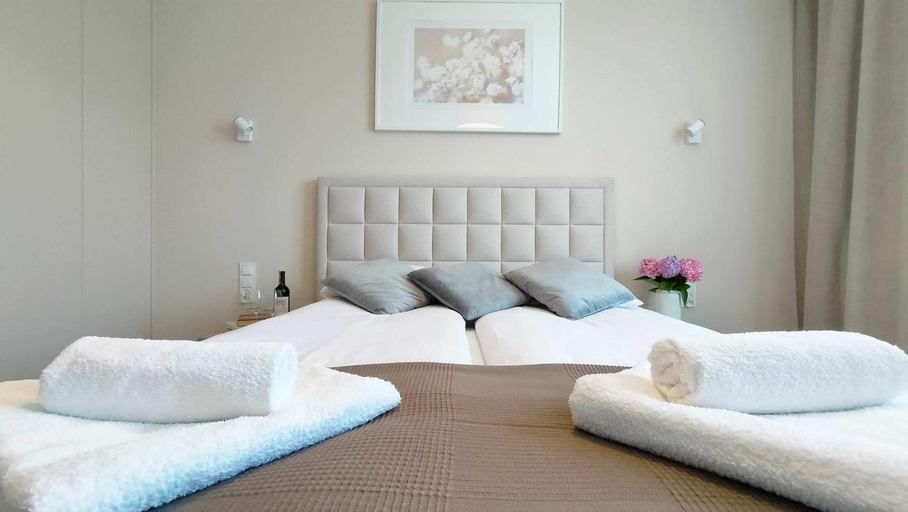 Bedroom 2, Cicha Przystan Apartamenty WhiteBlue sauna&fitness&parking, Kołobrzeg