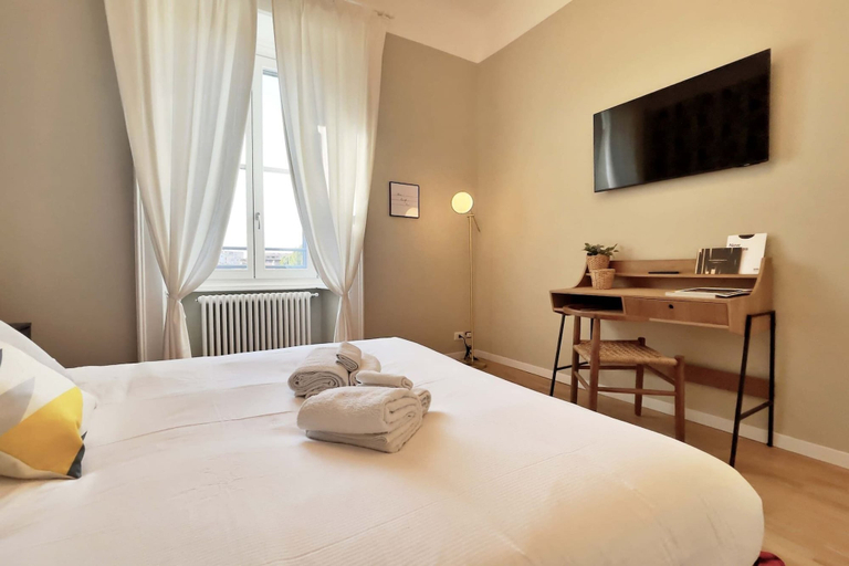 Bedroom 3, Elegant apt in Historical Building, Milano