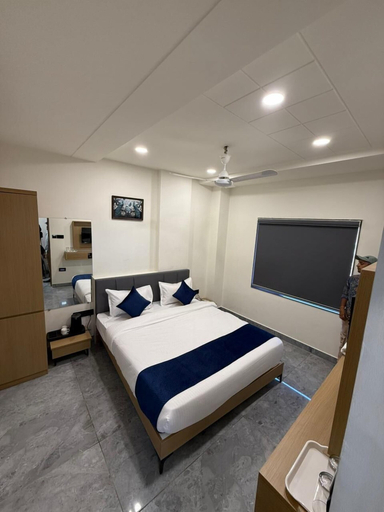 Bedroom 2, Hotel Krisha, Dwarka, Devbhumi Dwarka
