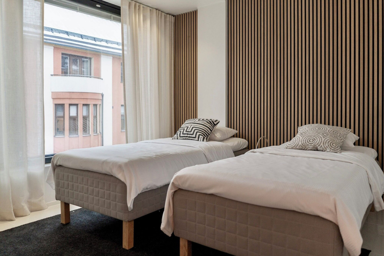 Bedroom, Luxurious 3-Br Apt with Balcony, Uusimaa