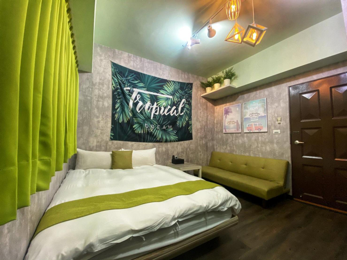 Bedroom 1, Yizhong Street Lodging, Taichung