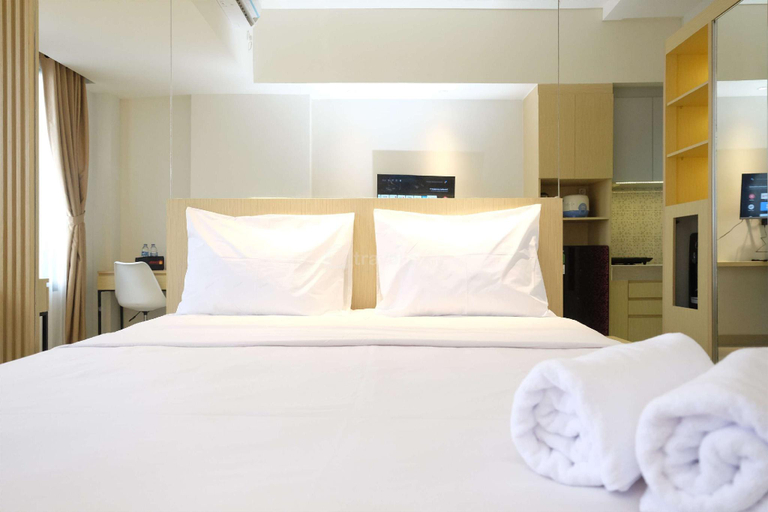 Bedroom 2, Studio Minimalist Evenciio Margonda By Travelio, Depok
