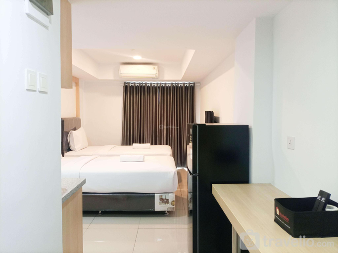 Bedroom 2, Homey Studio at De Prima Apartment By Travelio, Medan