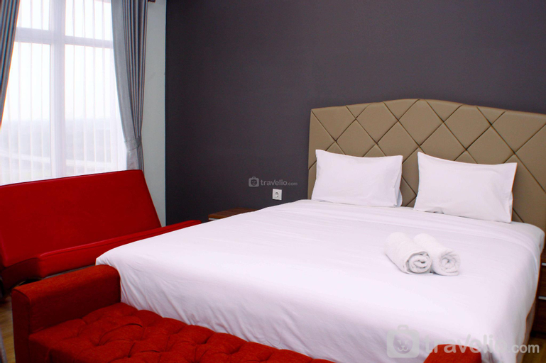 Bedroom 2, Spacious 1BR at Vasanta Innopark Apt By Travelio, Cikarang
