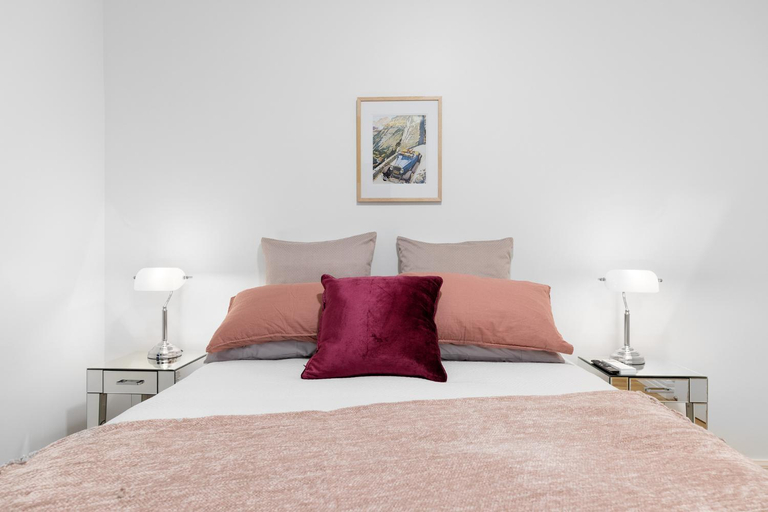 Bedroom 2, Deco Beach Luxury Apartments, Port Lincoln