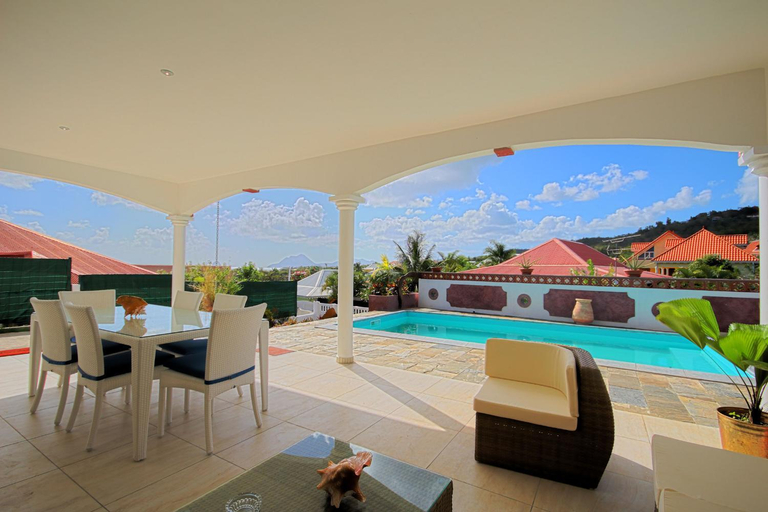 Balcony/terrace 5, Modern villa closed to the beach (MQSL16), Basse-Pointe