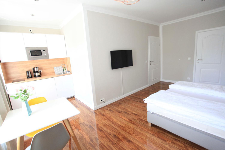 Bedroom 4, Zollikof Aparts - Sauna & Studioapartments, Leipzig