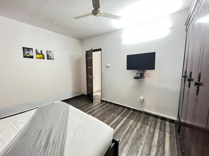 Bedroom 2, BedChamber Serviced Apartments @ Jubilee Hills Hyd, Hyderabad