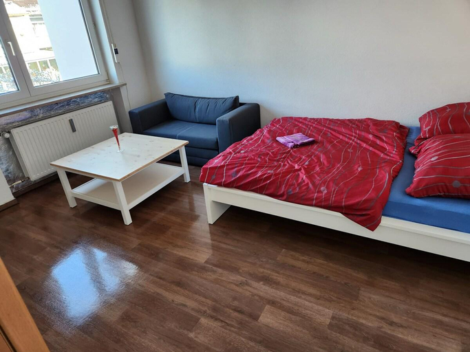 Bedroom 2, Einfache 1-Zimmer Wohnung in Bad Wörishofen, Unterallgäu