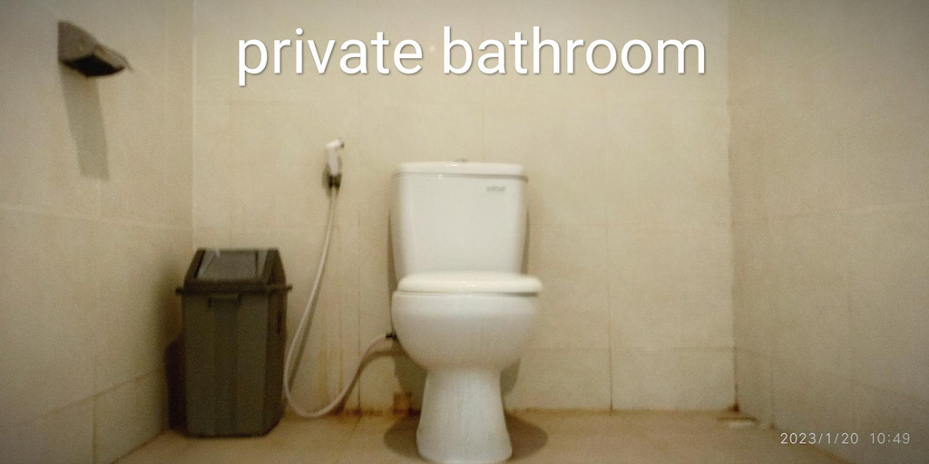 Bathroom, Ping Pong homestay Gili Trawangan, Lombok