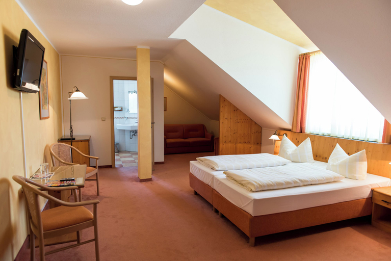 Bedroom 3, Gästehaus Weidenmühle, Unstrut-Hainich-Kreis