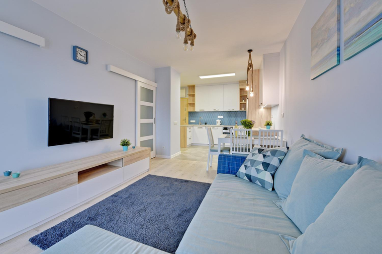 Bedroom, Beautiful Seaside View Apartments - 4 Oceans Premium, Gdańsk City