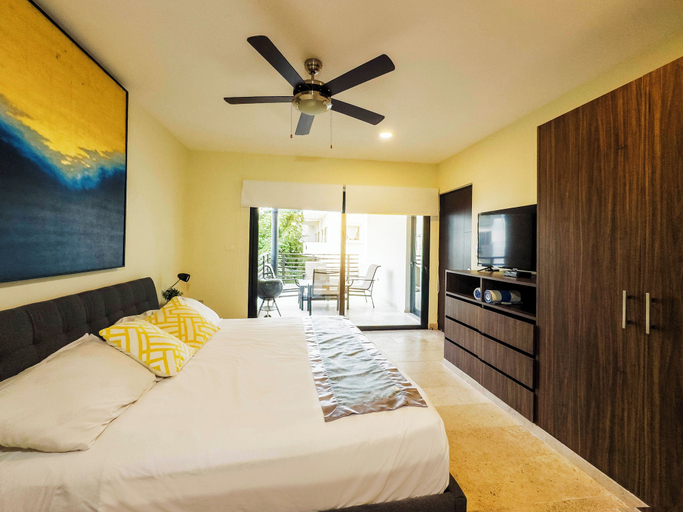 Bedroom 3, Melittas Stylish 2Bed,2Bath-Condo Near Beach - 6 Guests, Cozumel
