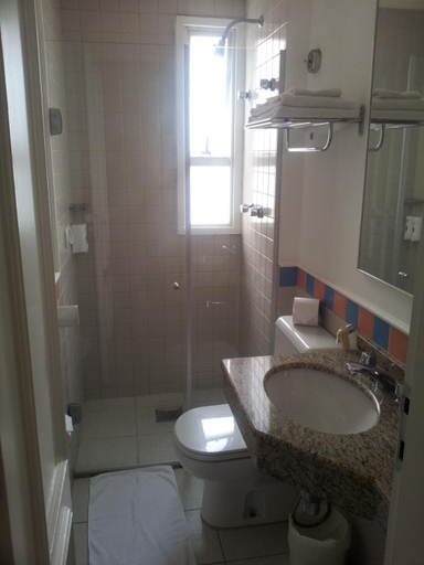 Bathroom 4, Vitoria Hotel Residence NewPort, Campinas