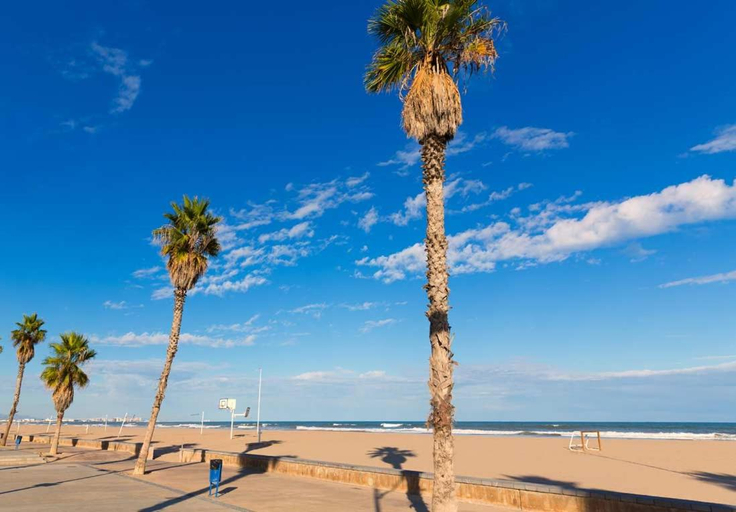 Beach 2, Holiday Apartments Malvarrosa Beach, Valencia