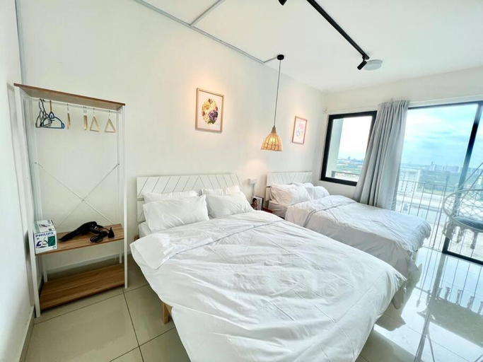 Bedroom 2, A Cozy Studio 1-4pax Wifi 3bed[Trefoil] Setia Alam, Shah Alam