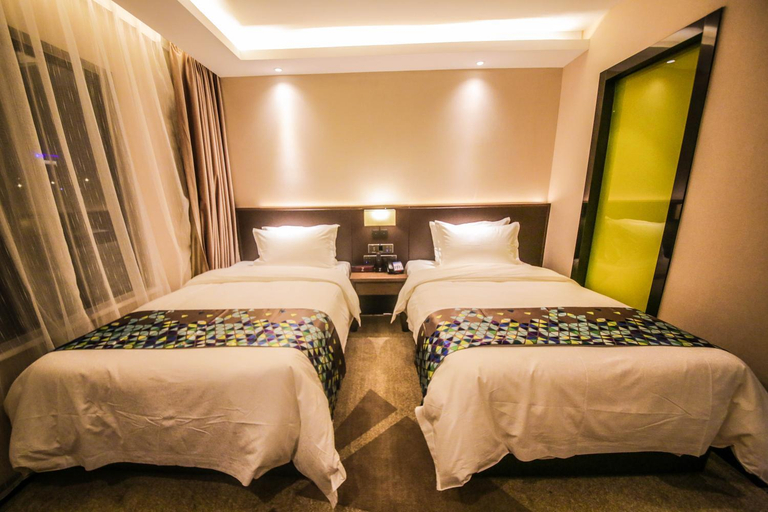Bedroom 2, ZMAX Hotel Guangzhou Pazhou Exhibition Center Guangzhou Tower, Guangzhou